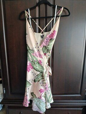 Marciano Size S Floral Wrap Dress